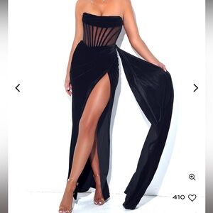 Size L (10-12) corset dress from Miss circle (velvet)